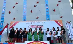 Popnas XVII Jakarta, Jawa Timur raih medali emas nomor lead tim putri