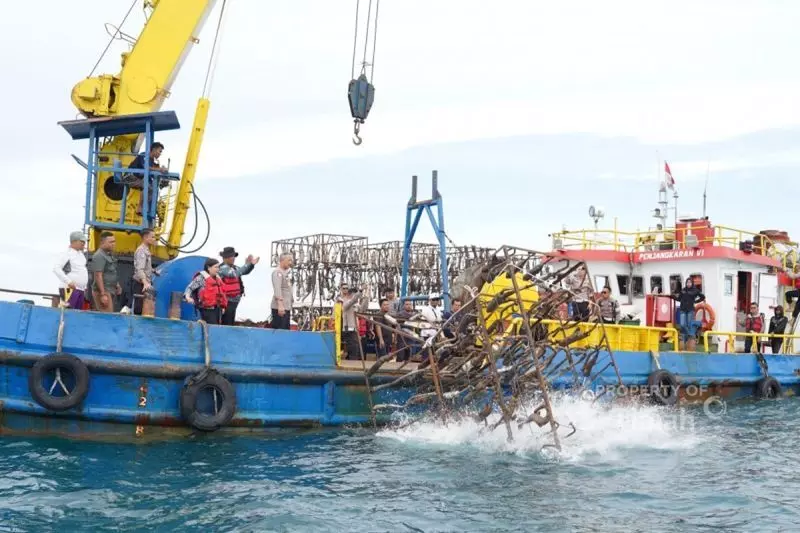 Polda Babel-PT Timah sulap knalpot brong jadi rumah ikan Polda Babel-PT Timah sulap knalpot brong jadi rumah ikan
