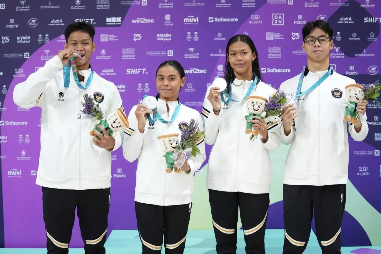 Tim Renang Indonesia sumbang perak di Islamic Solidarity Games 2025 Tim Renang Indonesia sumbang perak di Islamic Solidarity Games 2025