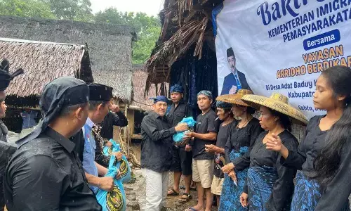 Kemenimipas salurkan 1.000 paket sembako bagi warga Suku Badui