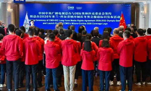 CMG dan IOC tandatangani perjanjian hak siar Olimpiade Jangka panjang 2026-2032 CMG dan IOC tandatangani perjanjian hak siar Olimpiade Jangka panjang 2026-2032