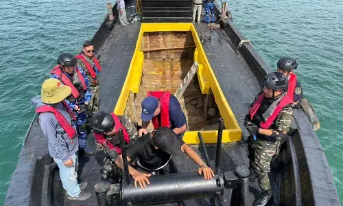 Bakamla RI–UNODC gelar latihan VBSS Tahap VII di Batam