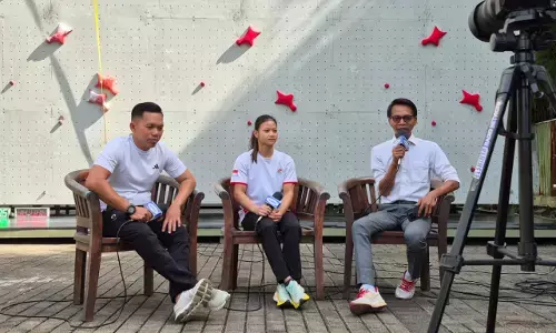 Tidak ingin di zona nyaman, panjat tebing siap panen emas di Sea Games 2025 Tidak ingin di zona nyaman, panjat tebing siap panen emas di Sea Games 2025