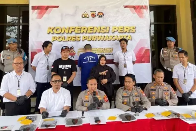 Polres Purwakarta ungkap pembunuhan dan kekerasan seksual pelajar SMP
