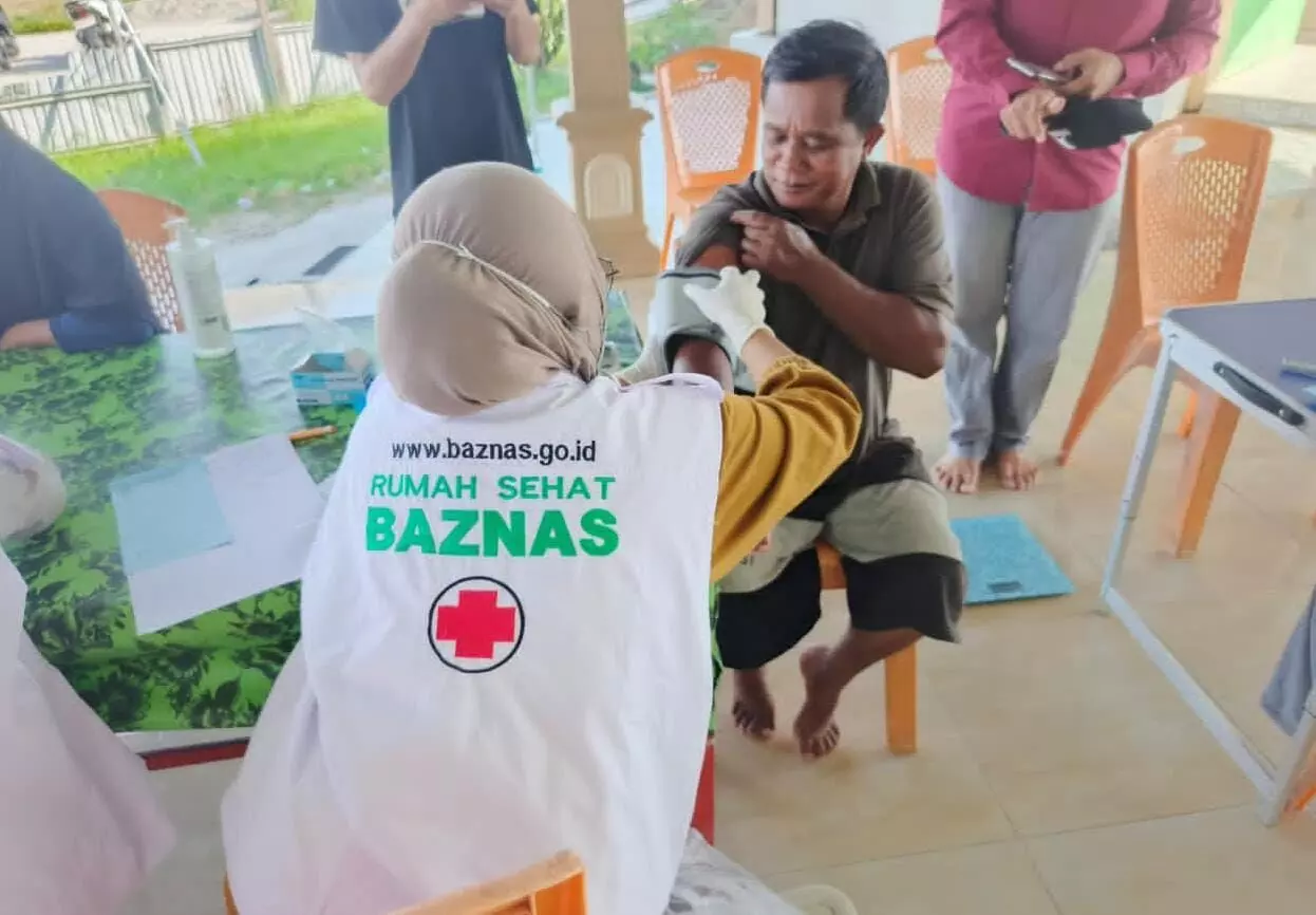 BAZNAS RI berikan layanan kesehatan gratis bagi warga Palu di Sulteng
