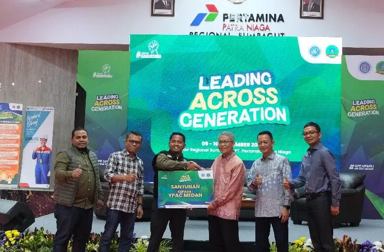 Pertamina Patra Niaga Sumbagut dan SPP UPMS I wujudkan kepedulian sosial di Medan