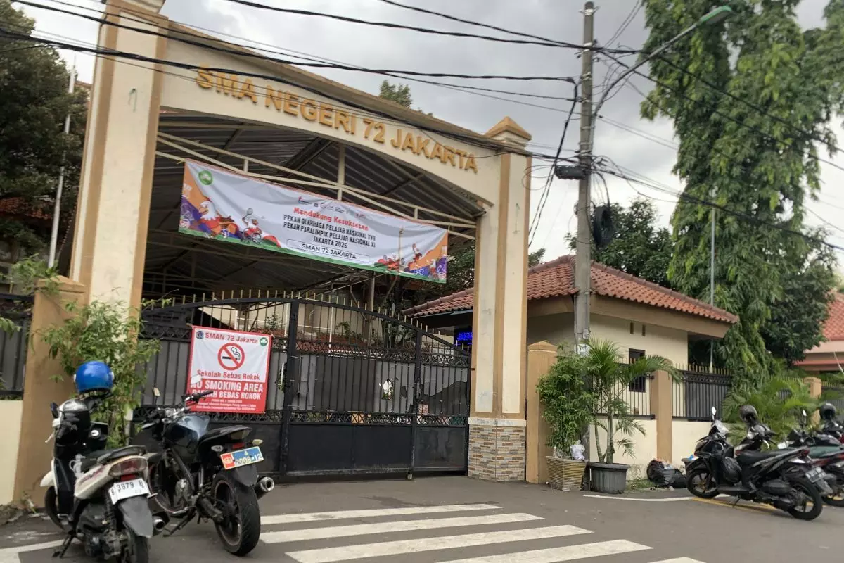 SMAN 72 Jakarta masih dalam penjagaan ketat usai ledakan