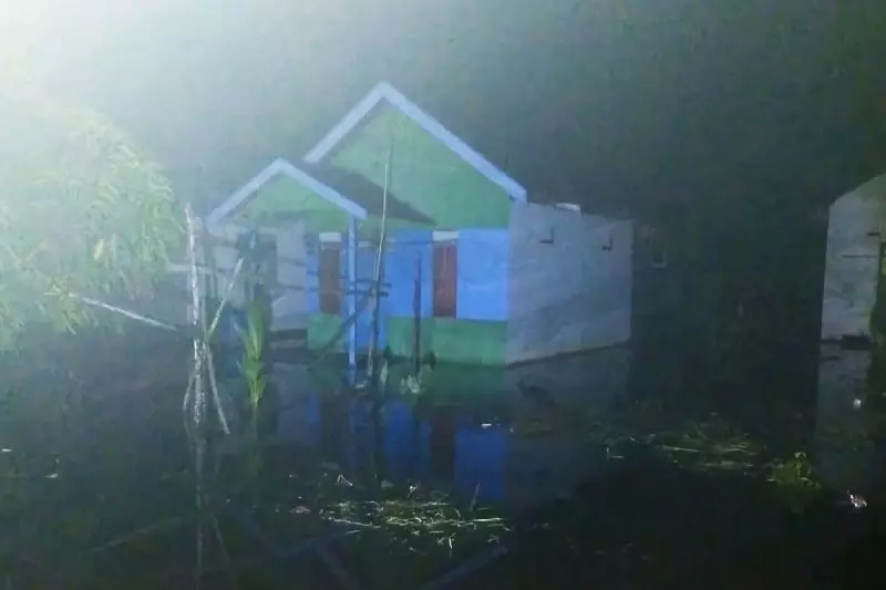 Banjir rob rendam sebagian wilayah selatan Kotawaringin Timur Kalteng