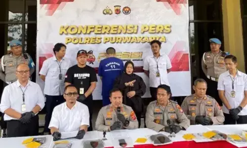 Polres Purwakarta ungkap pembunuhan dan kekerasan seksual pelajar SMP Polres Purwakarta ungkap pembunuhan dan kekerasan seksual pelajar SMP