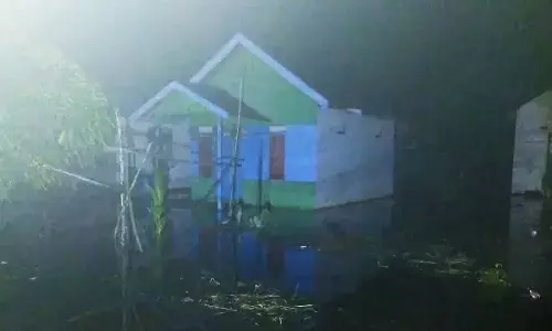 Banjir rob rendam sebagian wilayah selatan Kotawaringin Timur Kalteng Banjir rob rendam sebagian wilayah selatan Kotawaringin Timur Kalteng