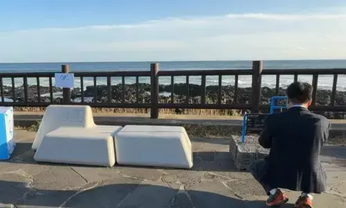 ASEAN dapat bangku khusus di rute trekking Korea Olle Jeju ASEAN dapat bangku khusus di rute trekking Korea Olle Jeju