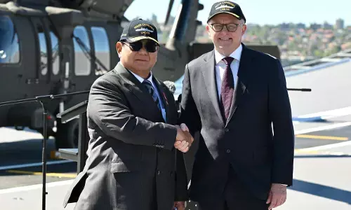 Prabowo sebut Indonesia dan Australia ditakdirkan jadi tetangga yang baik Prabowo sebut Indonesia dan Australia ditakdirkan jadi tetangga yang baik