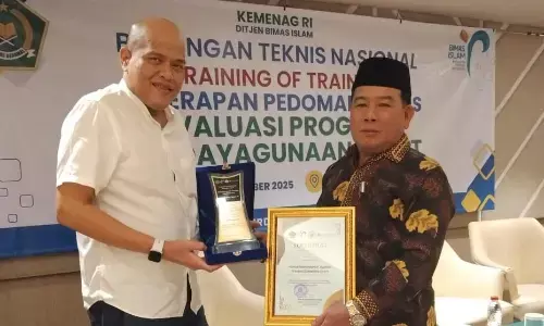 Kanwil Kemenag Sumut raih peringkat tiga nasional pengumpul wakaf uang Kanwil Kemenag Sumut raih peringkat tiga nasional pengumpul wakaf uang
