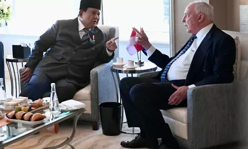 Presiden Prabowo bertemu dan diskusi dengan mantan PM Paul Keating
