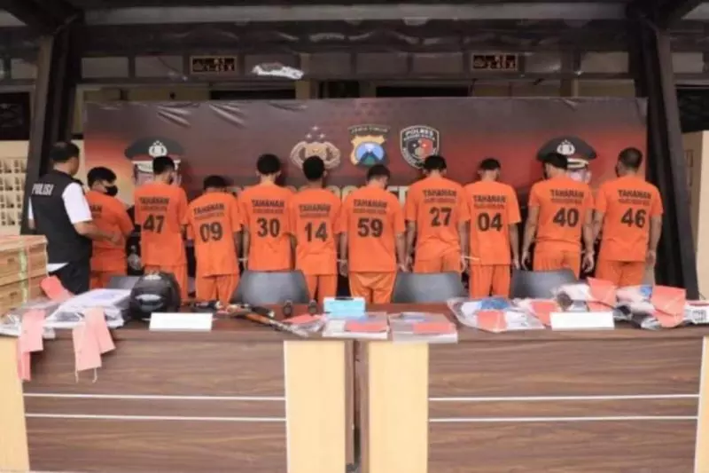 Operasi Sikat Semeru 2025, Polres Kediri ringkus sembilan pelaku kejahatan