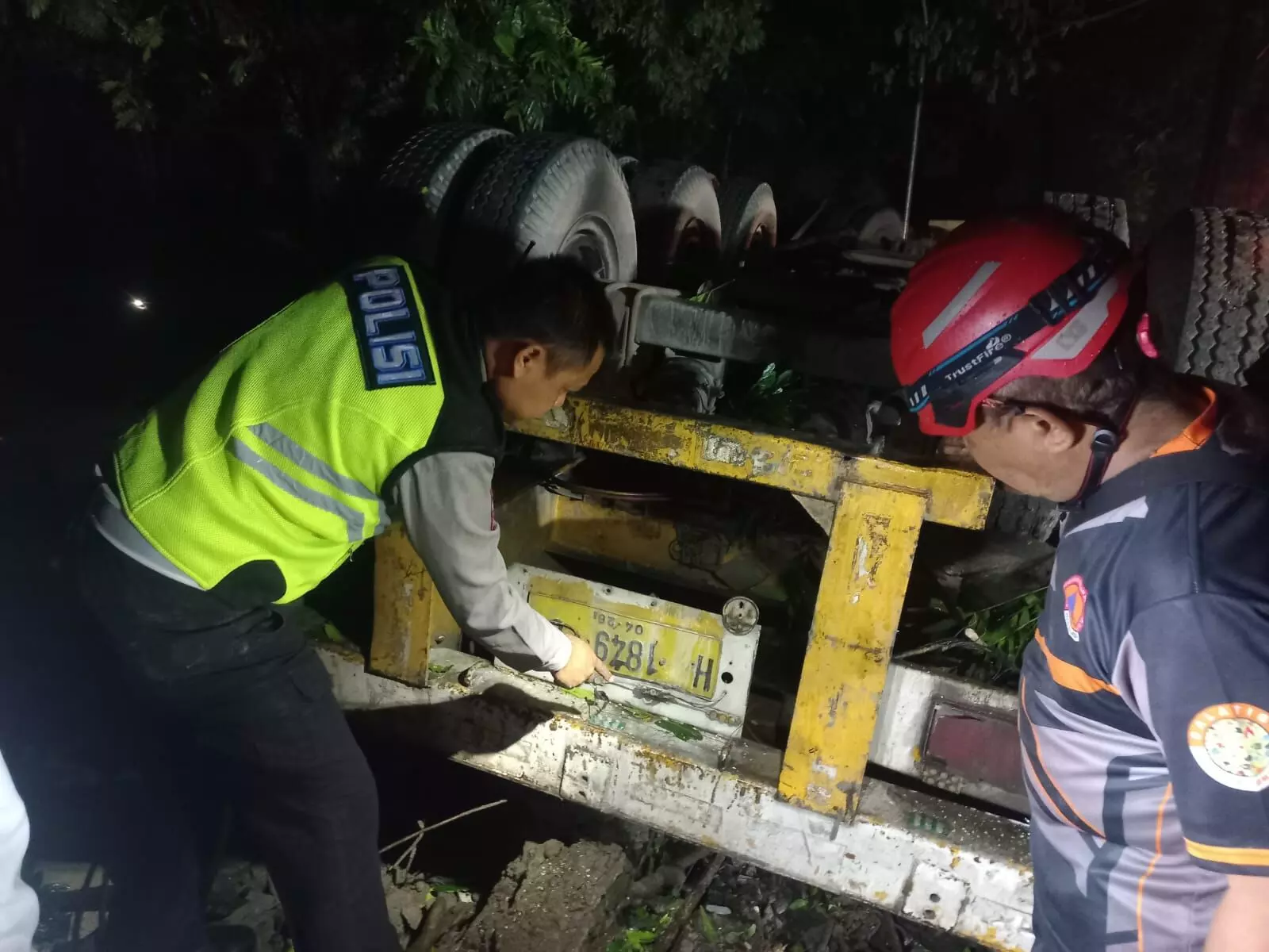 Kecelakaan tunggal di Jalan Lingkar Salatiga, sopir truk  meninggal
