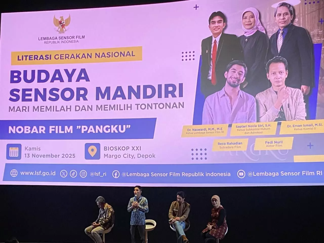 LSF gelar nobar film Pangku di Depok, dorong budaya sensor mandiri