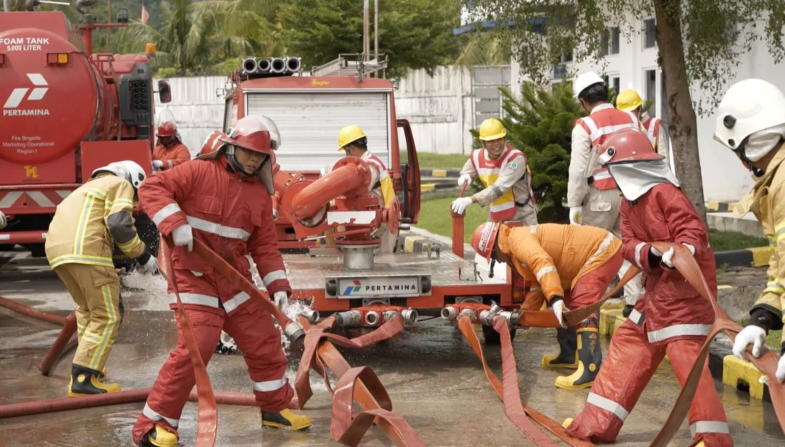 Pastikan kesiapsiagaan, Pertamina gelar simulasi penanggulangan keadaan darurat