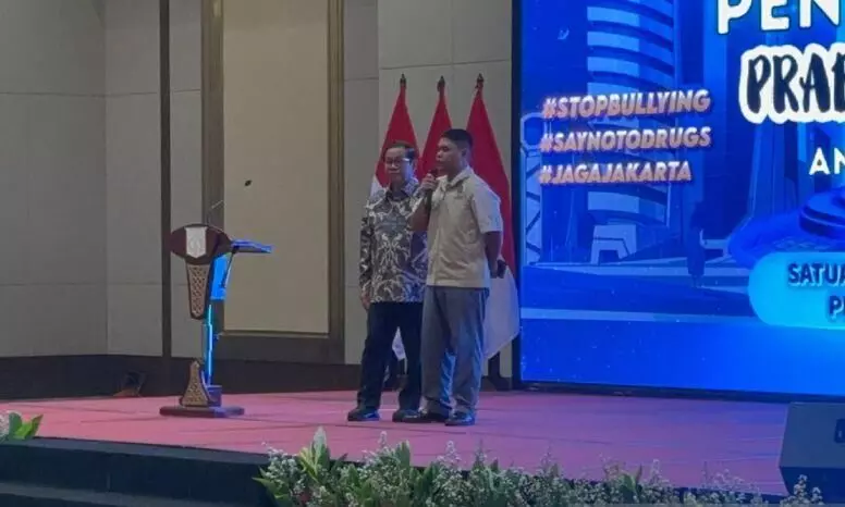 Pelajar SMAN 72 ucapkan terima kasih atas bantuan Gubernur DKI