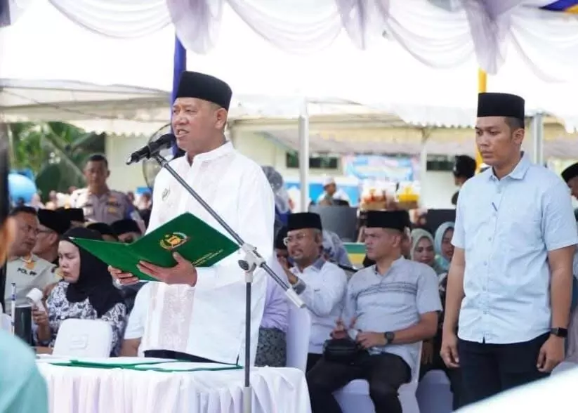 Bupati Langkat lepas Pawai Ta`aruf MTQ ke-58 di Sawit Seberang