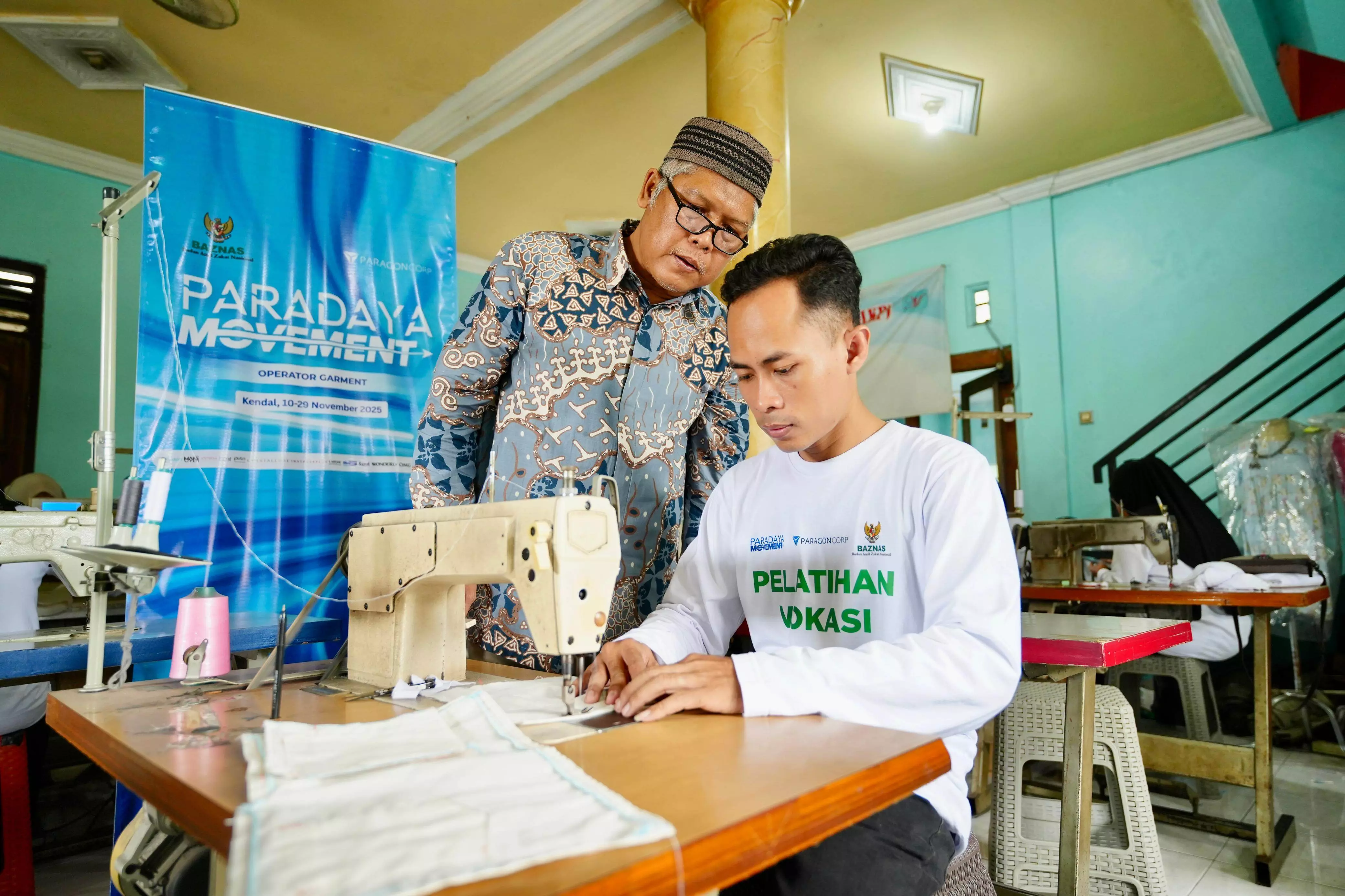 BAZNAS RI - PT Paragon Technology and Innovation beri pelatihan menjahit di Jateng BAZNAS RI - PT Paragon Technology and Innovation beri pelatihan menjahit di Jateng