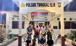 Polisi bekuk sindikat pencurian pipa besi Pertamina Banyuasin Polisi bekuk sindikat pencurian pipa besi Pertamina Banyuasin