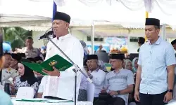 Bupati Langkat lepas Pawai Ta`aruf MTQ ke-58 di Sawit Seberang