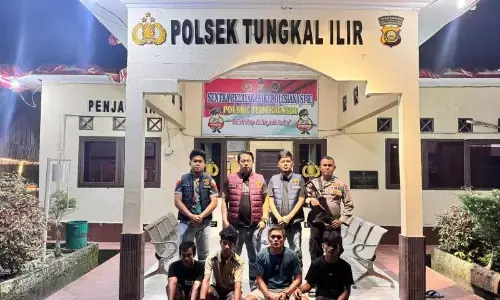 Polisi bekuk sindikat pencurian pipa besi Pertamina Banyuasin Polisi bekuk sindikat pencurian pipa besi Pertamina Banyuasin