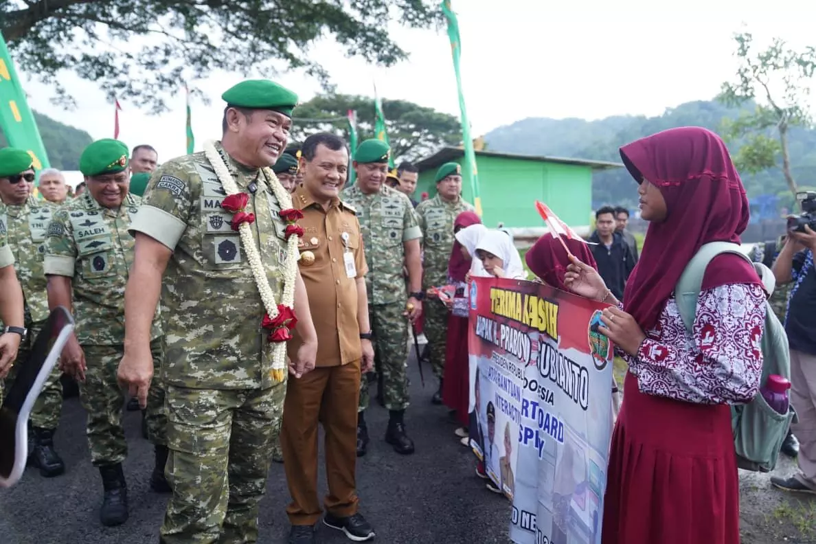 Dorong swasembada Pangan Nasional, KSAD resmikan pompa hidram di Banyumas Dorong swasembada Pangan Nasional, KSAD resmikan pompa hidram di Banyumas