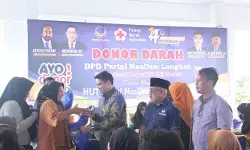 Meriahkan HUT Partai NasDem ke-14, Ricky Anthony gelar baksos di DPD Langkat Meriahkan HUT Partai NasDem ke-14, Ricky Anthony gelar baksos di DPD Langkat