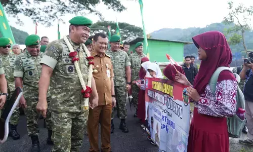 Dorong swasembada Pangan Nasional, KSAD resmikan pompa hidram di Banyumas