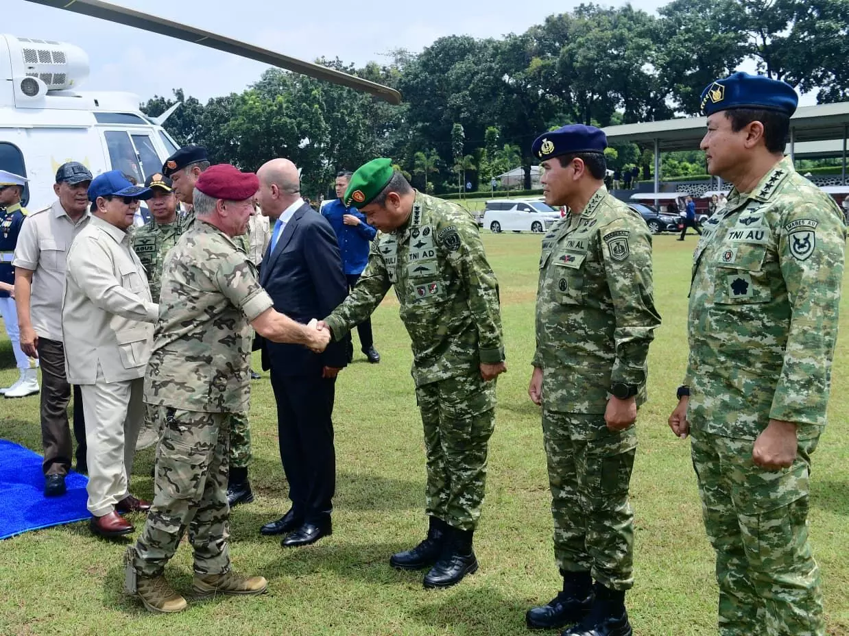 Prabowo dan Raja Yordania saksikan demonstrasi drone Prabowo dan Raja Yordania saksikan demonstrasi drone