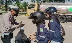 Polrestabes Palembang gelar operasi tilang periode November 2025