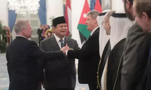 Bersama Raja Yordania, Prabowo tegaskan solidaritas Indonesia untuk Palestina