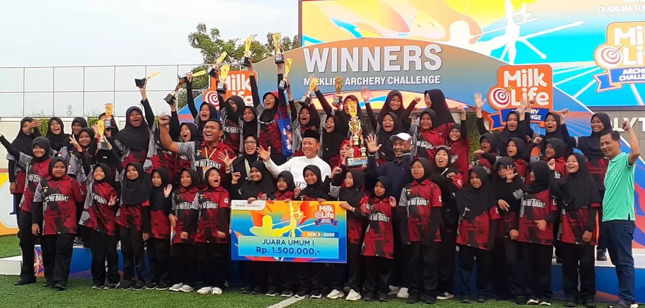 MI NU Banat Kudus raih 6 medali dan menjadi juara umum MilkLife Archery Challenge Seri 2 MI NU Banat Kudus raih 6 medali dan menjadi juara umum MilkLife Archery Challenge Seri 2