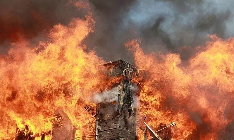 20 rumah terbakar di Benhil, 150 jiwa terpaksa mengungsi 20 rumah terbakar di Benhil, 150 jiwa terpaksa mengungsi