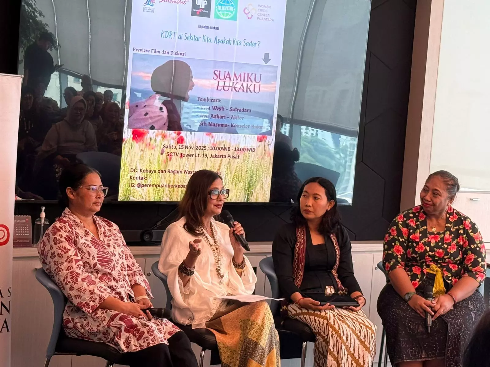 KPB ajak lintas komunitas dan profesi bahas soal KDRT lewat preview Film Suamiku, Lukaku KPB ajak lintas komunitas dan profesi bahas soal KDRT lewat preview Film Suamiku, Lukaku