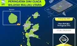 BMKG peringatkan potensi hujan lebat di Malut BMKG peringatkan potensi hujan lebat di Malut