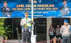 Kapolres Tegal Kota ajak warga jadi pelopor keselamatan jalan saat Operasi Zebra Candi 2025