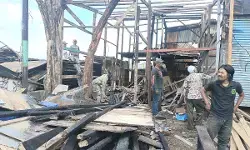 Kios Pasirkoja Bandung mulai dibenahi usai kebakaran