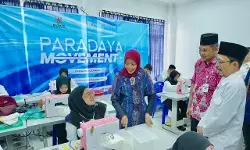 BAZNAS dan PT Paragon Technology and Innovation beri pelatihan menjahit bagi mustahik di Semarang