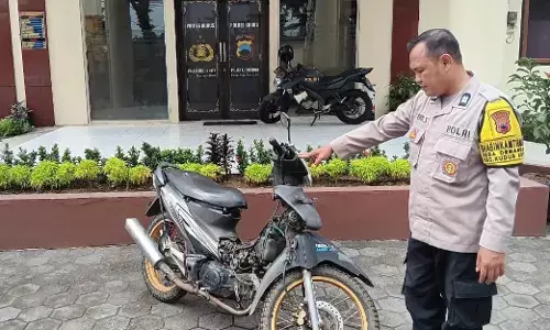 Resividis maling sepeda motor di Wergu Wetan dibekuk aparat Polres Kudus