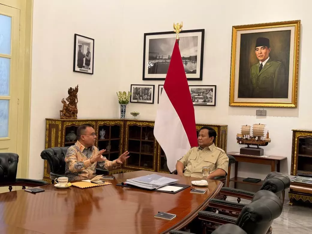 Prabowo dan Sufmi Dasco bertemu bahas program strategis Pemerintah