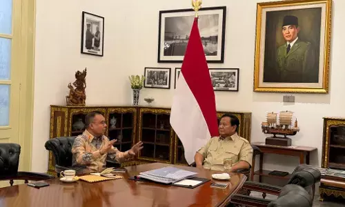Prabowo dan Sufmi Dasco bertemu bahas program strategis Pemerintah