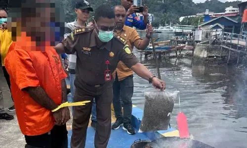 Ditpolair Polda Papua musnahkan 14,7 kilogram ganja milik enam TSK Ditpolair Polda Papua musnahkan 14,7 kilogram ganja milik enam TSK