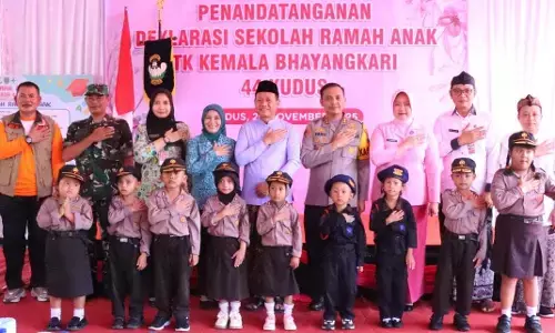 Pendidikan bebas kekerasan, Bupati dan Kapolres Kudus gelar deklarasi sekolah ramah anak