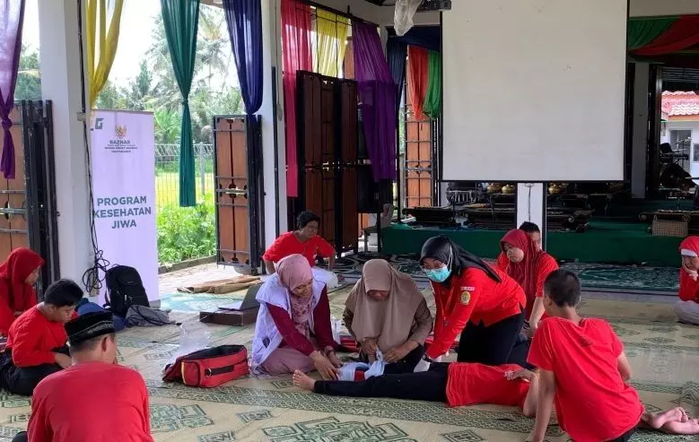 Baznas latih pertolongan pertama kepada teman disabilitas di Bantul