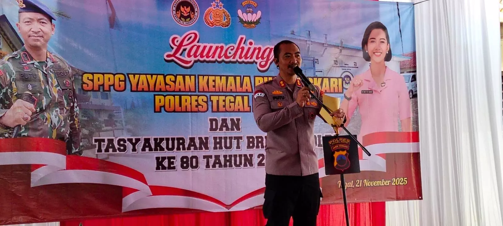 Kapolres Tegal Kota resmikan dapur SPPG di Polsek Tegal Selatan Kapolres Tegal Kota resmikan dapur SPPG di Polsek Tegal Selatan