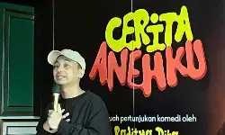 Raditya Dika cerita alasan membuat pertunjukan “stand up comedy” Raditya Dika cerita alasan membuat pertunjukan “stand up comedy”