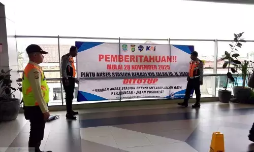 Pintu selatan Stasiun Bekasi bakal ditutup akhir November mendatang Pintu selatan Stasiun Bekasi bakal ditutup akhir November mendatang